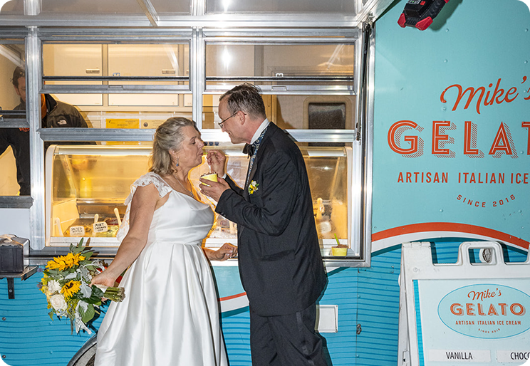 wedding gelato bar near DC